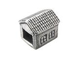 Zable™ Sterling Silver House Bead / Charm