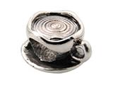 Zable™ Sterling Silver Tea Cup Bead / Charm