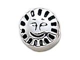 Zable™ Sterling Silver Sun Bead / Charm