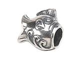 Zable™ Sterling Silver Ornate Fish Bead / Charm