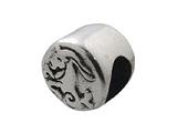 Zable™ Sterling Silver Zodiac-Capricorn Bead / Charm