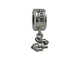 Zable™ Sterling Silver Chinese Zodiac-Rabbit Bead / Charm