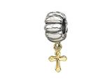 Zable™ 14k Cross Dangle Pandora Compatible Bead / Charm