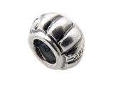 Zable™ Sterling Silver Spacer with Columns Bead / Charm