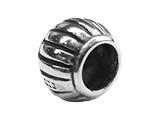 Zable™ Sterling Silver Fluted Spacer Bead / Charm