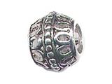 Zable™ Sterling Silver Filigree Spacer Bead / Charm