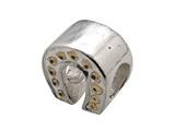 Zable™ Sterling Silver Horse Shoe Bead / Charm