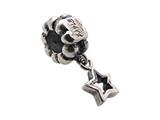 Zable™ Sterling Silver Dangle Star Bead / Charm