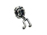 Zable™ Sterling Silver Dangle Music Note Bead / Charm