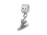 Zable™ Sterling Silver Dangle Sneaker Bead / Charm