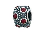 Zable™ Sterling Silver January Crystal Ball Bead / Charm