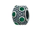 Zable™ Sterling Silver May Crystal Ball Bead / Charm