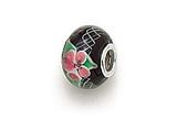 Zable™ Sterling Silver Tabor-Hydrangea Glass Murano Glass Bead / Charm