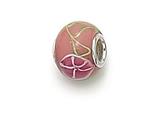 Zable™ Sterling Silver Orange Blossom Glass Murano Glass Bead / Charm