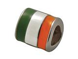 Zable™ Sterling Silver Ireland Enamel Flag Bead / Charm