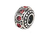 Zable™ Sterling Silver Crystal Birthstone July Bead / Charm