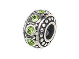 Zable™ Sterling Silver Crystal Birthstone August Bead / Charm