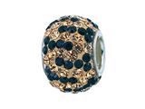 Zable™ Sterling Silver Tiger Design Bead / Charm