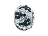 Zable™ Sterling Silver Zebra Design Bead / Charm