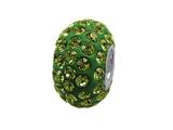 Zable™ Pave Swarovski Crystal Bead August Bead / Charm