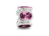 Zable™ Sterling Silver Bezel Set Ovals June Bead / Charm
