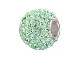 Zable™ Sterling Silver Seafoam Crystals Pandora Compatible Bead / Charm