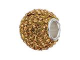 Zable™ Sterling Silver Chocolate Crystals Pandora Compatible Bead / Charm