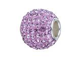 Zable™ Sterling Silver Pave Crystal Birthstone - June Pandora Compatible Bead / Charm