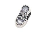 Zable™ Sterling Silver Baby Shoe Bead / Charm