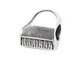 Zable™ Sterling Silver Piano Bea Bead / Charm