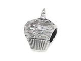 Zable™ Sterling Silver Cup Cake Bead / Charm