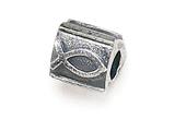 Zable™ Sterling Silver Christian Fish Bead / Charm