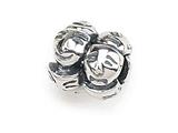 Zable™ Sterling Silver Comedy and Tragedy Bead / Charm