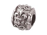 Zable™ Sterling Silver Spacer Fluer De Lis Bead / Charm