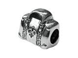 Zable™ Sterling Silver Designer Pocketbook Bead / Charm