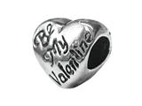 Zable™ Sterling Silver Be My Valentine Bead / Charm