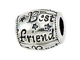 Zable™ Sterling Silver Best Friend`s Bead / Charm