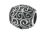 Zable™ Sterling Silver Filigree Spacer Bead / Charm