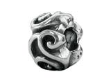 Zable™ Sterling Silver Scroll Spacer Bead / Charm