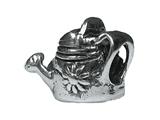 Zable™ Sterling Silver Watering Can Bead / Charm
