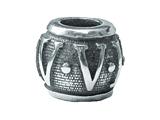 Zable™ Sterling Silver Roman Numerals Spacer Bead / Charm