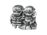 Zable™ Sterling Silver Boy-Girl Bead / Charm