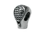 Zable™ Sterling Silver Tennis Racquet Bead / Charm