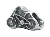 Zable™ Sterling Silver Bicycle Bead / Charm