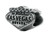 Zable™ Sterling Silver Welcome To Las Vegas Bead / Charm