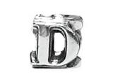 Zable™ Sterling Silver Open Initial "D" Bead / Charm