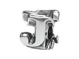 Zable™ Sterling Silver Open Initial "J" Bead / Charm