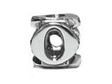 Zable™ Sterling Silver Open Initial "O" Bead / Charm