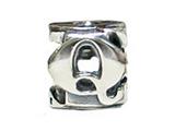 Zable™ Sterling Silver Open Initial "Q" Bead / Charm
