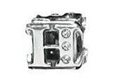 Zable™ Sterling Silver Cz Initial "H" Bead / Charm